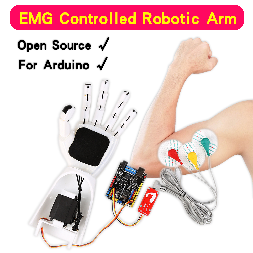 EMG Sensor Robotic Arm Electri - Muscle Sensor Emg review and price