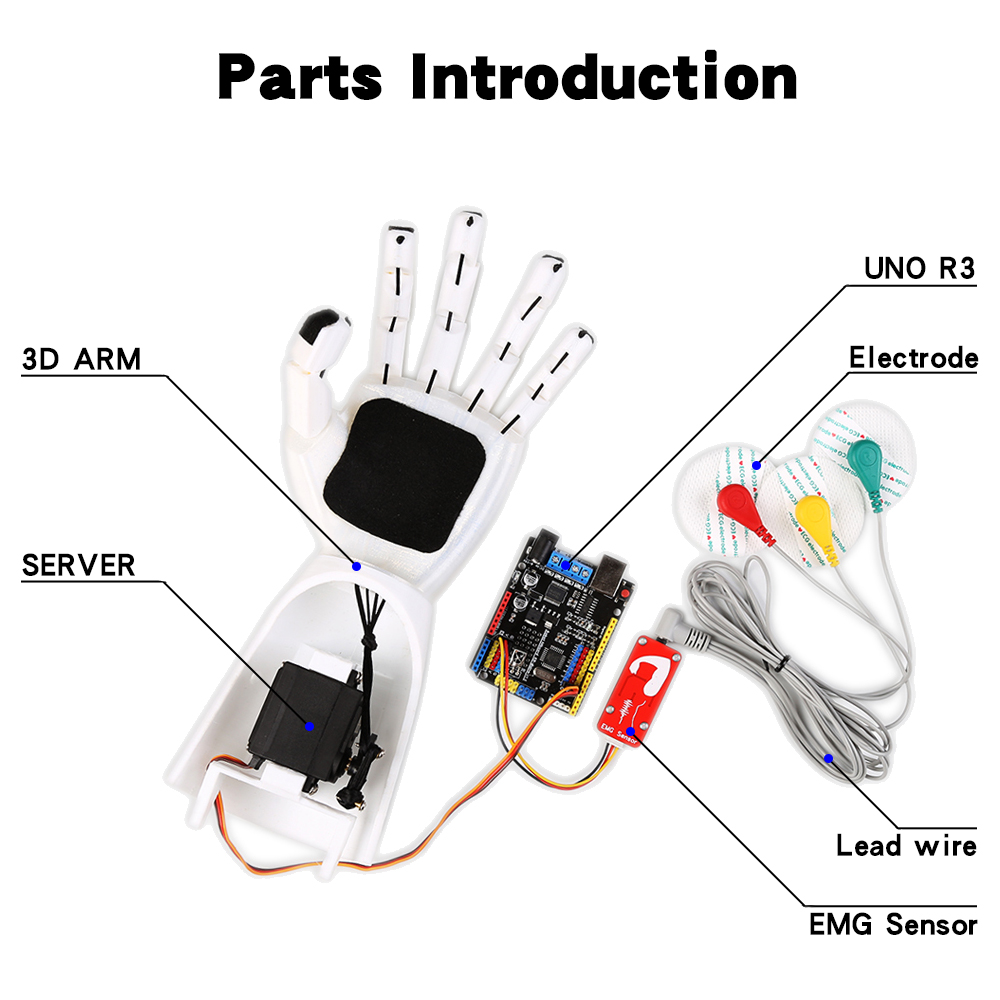EMG Sensor Robotic Arm Electri - Muscle Sensor Emg review and price