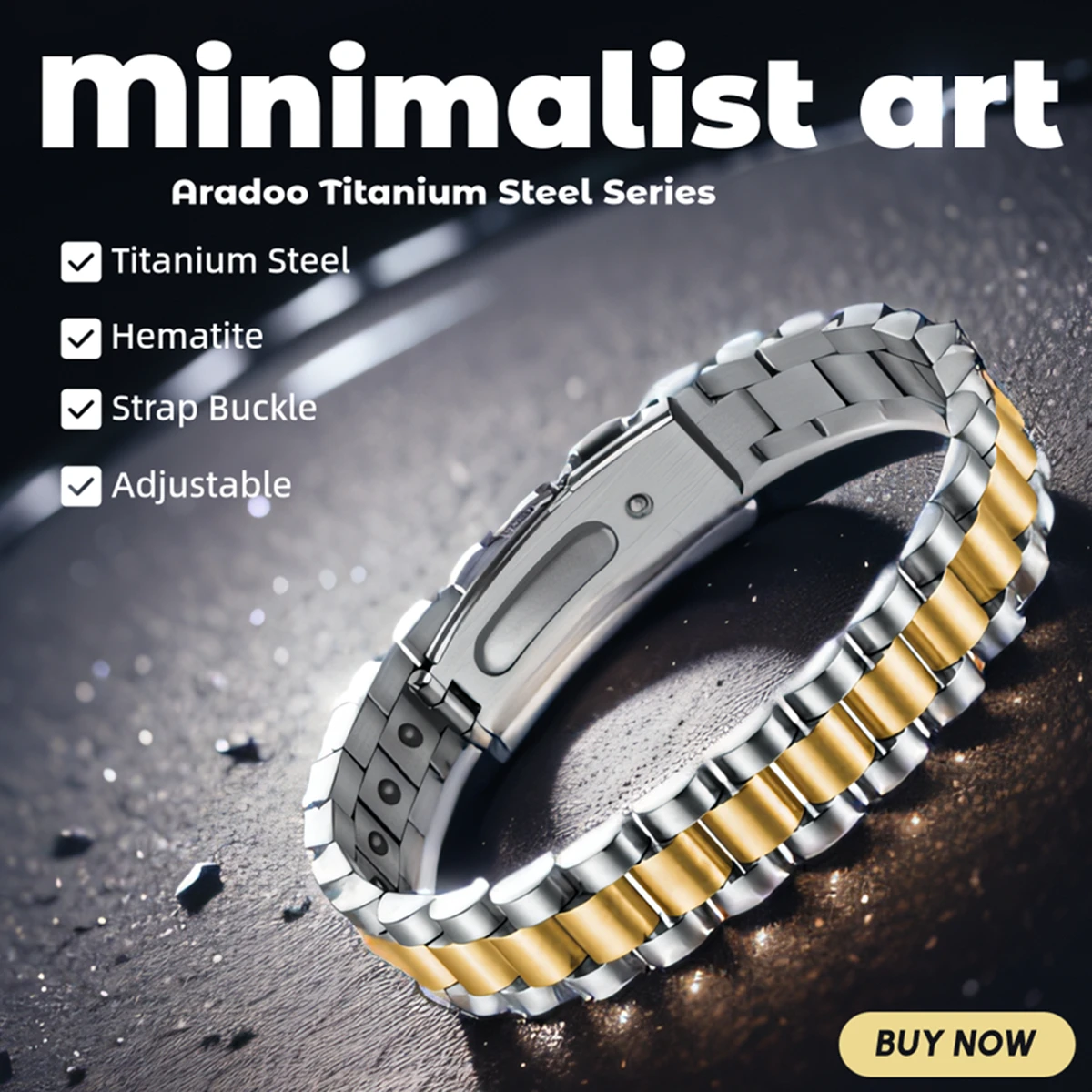 Titanium Steel Hematite Magnet - Meditation Headband Eeg review and price
